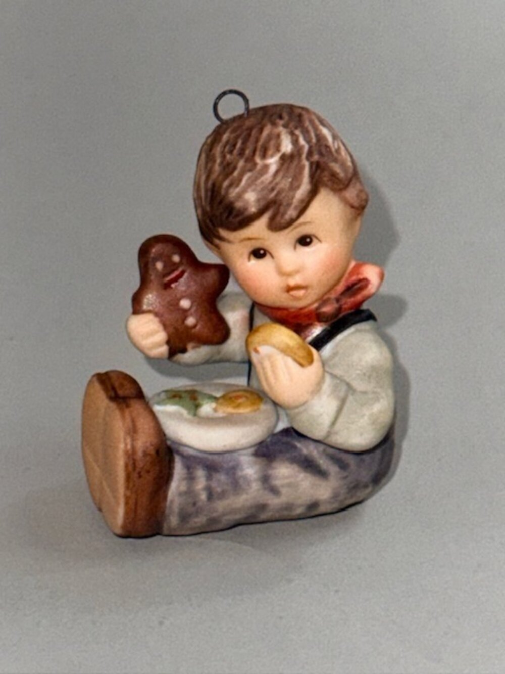 Vintage Hummel Christmas Ornament Goebel Berta Figurine Germany Gingerbread Man
